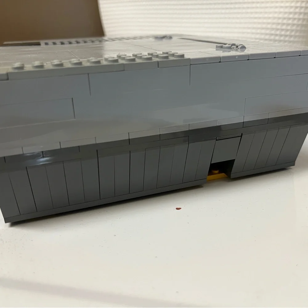 Nintendo Gray Video Game Console with Controller and Game disk lego set